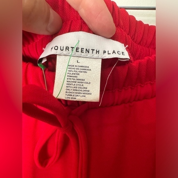 Fourteenth Place Red Maxi Skirt NWOT - Picture 3 of 8